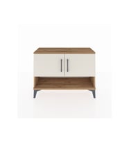 Arges Şifonyer 2 Raflı 2 Kapaklı 88x30x64 Çam-Aytaşı