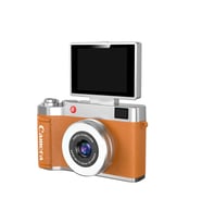 Retro Dijital Fotoğraf Makinesi 2K Video 40MP 2,4 İnç Flip Ekranlı LED Işıklı Selfie Vlog Kamerası