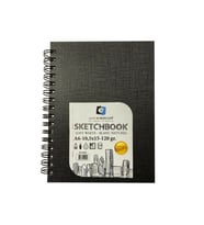 Alex Schoeller Sketchbook Sert Kapak Spiralli Eskiz Defteri A6 120 gr 70 yp 
