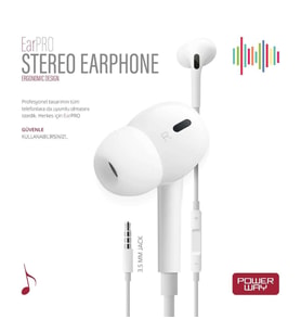 Powerway Earpro Mikrofonlu Kulaklık