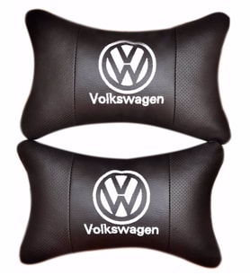 Volkswagen Passat koltuk koltuk kılıf uyumlu yastık - araç logo ve marka nakışlı 2li set