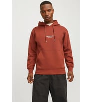 Jack & Jones Erkek Kapüşonlu Sweatshirt - Vesterbro (Mocha)