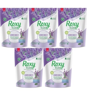 Dalan Roxy Bio Clean Matik Sabun Tozu 800GR Lavanta Bahçesi (5 Li Set) (130 Yıkama)