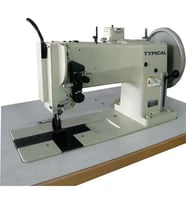 Typical TW1-8BL20-K Extra kalın materyaller 51 cm çift papuç tek iğne