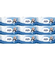 Familia Islak Havlu Mendil Mineralin İyiliği 90 Yaprak Plastik Kapaklı 9 Lu Set 810 Yaprak