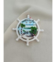 Magnet Dümen Mıknatıslı Buzdolabı Süsü Nazar Göz Boncukllu Palmiye Türkiye Kemer Yazılı