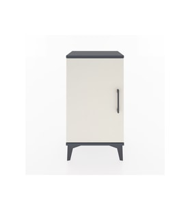 Arges Komodin 2 Raflı Tek Kapaklı 44x30x80 Antrasit-Aytaşı