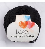 Baby Siyah El Örgü İpi - R004 - 33697