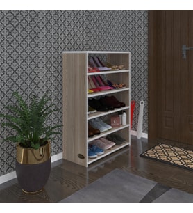 Kenzlife ayakkabılık goya crd 100*70*30 arkalıksız ayakkabı ofis dolabı
