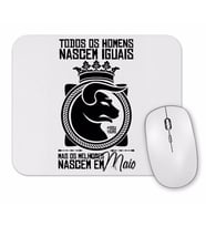 Touro Masculina Maio Preta Mouse Pad