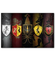 Cakatablo Game Of Thrones Bayrakları Görseli
