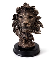 Periboia 13x9 cm Polyester Aslan Büstü (Çok Renkli)