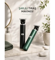 Mey İthalat® Tıraş Makinesi Profesyonel Suya Dayanıklı Paslanmaz Çelik Sine Kaydı Çizik Tıraş