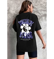 Unisex Positivity Tasarım Tshirt (Siyah)