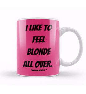 Marilyn Monroe Quotes Art Gift   Vintage Retro Style Kupa Bardak Porselen