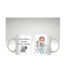 Applucky Doktor Erkek Baskı Kupa Bardak