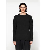 Soğuk Kış Günleri İçin Erkek Oversize Kalıp Bisiklet Yaka Rahat Triko Kazak Basic Stil Kaliteli