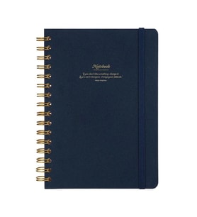 VICTORIA'S JOURNALS 1603 CANVAS SERT KAPAK A5 100gr.160 SYF. ÇİZGİLİ DEFTER LACİVERT
