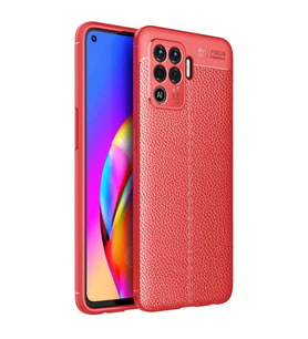 Oppo Reno 5 Lite Kılıf Auto Focus Kapak - Kırmızı