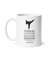 Tekvando Eğitmeni Öğreticisi Kahve Kupası Hediye Bardak