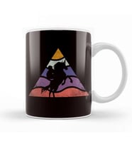 Equestrian Sport Retro Horse Riding Vintage Cowboy Dressage Kupa Bardak Porselen