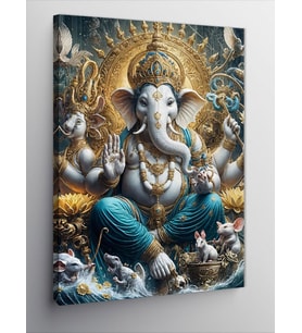 Kanvas Tablo Ganesha