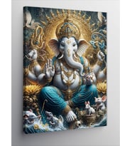 Kanvas Tablo Ganesha