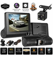 3 Kameralı Kayıt Cihazı Geri Görüş Kameralı Monitör 4.0" 1080P Full HD Park Sensörü Sesli Yol Kayıt