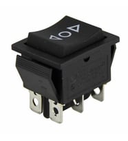 LOCKWAY IC-111 Geniş Işıksız  Anahtar 6P Oklu Yaylı  10 Adet