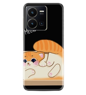 Vivo Y35 Kılıf Hayat Serisi Desenli Meowwww - Ürün Numarası 2020