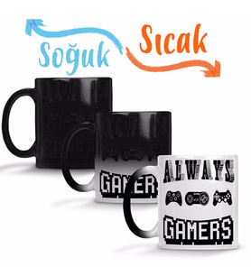 Always Gamers Sihirli Kupa Bardak Porselen