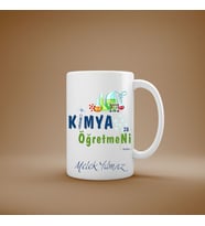 kimya öğretmeni özel tasarım kupa bardak