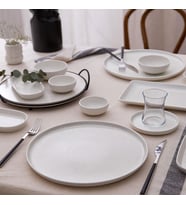 Kütahya Porselen 890671 Bone Nordic İris 28 Parça Kahvaltı Takımı