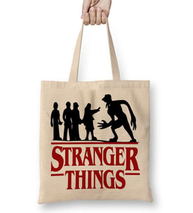 Stranger Things Bez Çanta Uzun Saplı