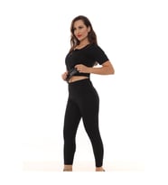 Unisex Orijinal Termal Sauna Alt Üst Fermuarlı