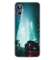 General Mobile GM 23 SE Kılıf Silikon Desen Özel Seri Night Cars 1619