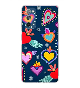 PrintiFy Samsung Galaxy S20 FE ile Uyumlu Retro Color 3  Kamera Korumalı Şeffaf  Kılıf