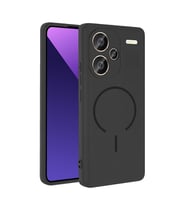 Redmi Note 13 Pro Plus 5G Kılıf Kamera Çıkıntılı Magsafe Şarj Özellikli Lüx Meta Kapak (Siyah)