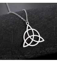 Gökdeniz 925 Unisex Triquetra 925 Ayar Gümüş Tasarım Kolye