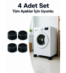 Kaymaz Tabanlı 4 Adet Makine Ayak Yükseltici