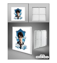 Çocuk Odası Harry Potter Avize, 60X60 Kare, ledli tavan lambası, Ev için modern avize, 60watt, beyaz