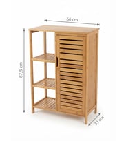 PANALI BAMBU ÇEKMECELİ DOLAP 88 x 66 x 33 cm