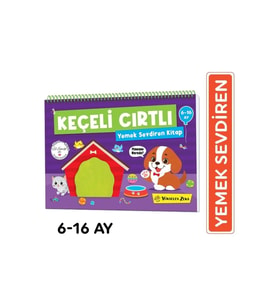 Yükselen Zeka Cırt Cırtlı Keçe Kitap 6-16 Ay Yemek Sevdiren Bebek Aktivite Kitabı