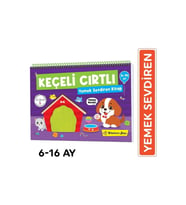 Yükselen Zeka Cırt Cırtlı Keçe Kitap 6-16 Ay Yemek Sevdiren Bebek Aktivite Kitabı
