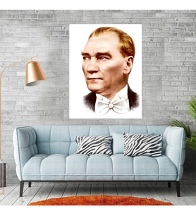 Mustafa Kemal Atatürk Kanvas Tablo