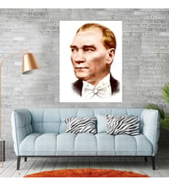 Mustafa Kemal Atatürk Kanvas Tablo