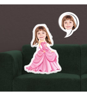 eJOYA Kişiye Özel Fotoğraflı Renkli Barbie Yastık 116132