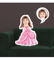 eJOYA Kişiye Özel Fotoğraflı Renkli Barbie Yastık 116132