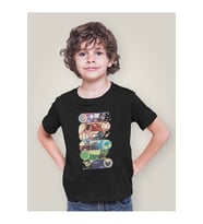 Unisex Yenilmezler Kahramanlar Baskılı Avengers Film Çocuk Tişört (1-12 Yaş)