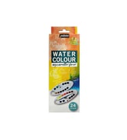 Pebeo Watercolor Oval Dizayn Aquarell 24Lü Set Plastik Kutu